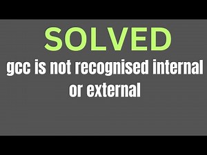 [Solved] gcc/g++ is not recognized as an internal or external command operable program or batch file