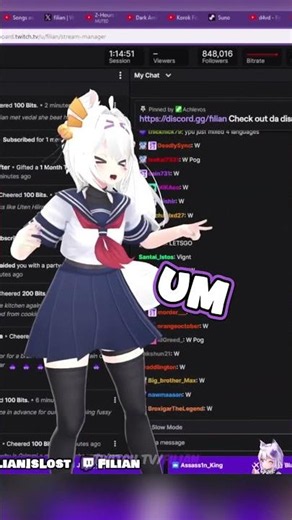 Filian Asks How to Say "W" in French (Instant Regret) 💀 #filian #vtuber