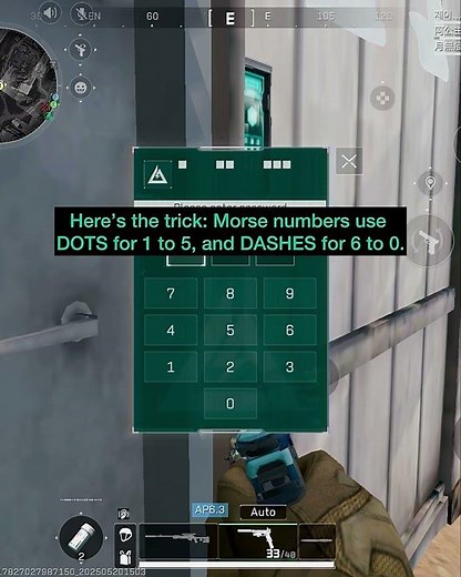 How to unlock Morse code door in Delta Force Mobile #deltaforce #shorts