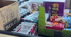 Donations helping crews battling Elmo Fire