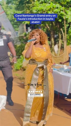 Carol Nantongo's Stunning Entry at Fauzia's Event