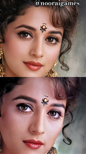 Madhuri Dixit Real vs AI Images 🔥 | Can You Spot the Fake? 😲 | Bollywood AI Challenge#nooraigames#ai