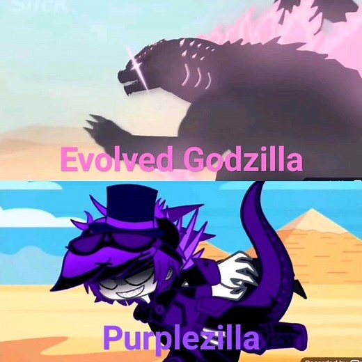 Godzilla X Kong The New Empire In 2 Minutes: Evolved Godzilla and Purplezilla(Gacha Club & Godzilla)