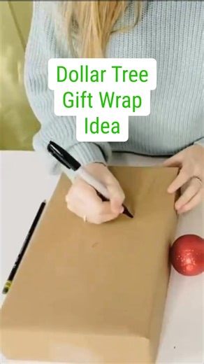 3K views · 55 reactions | Transform your gifts into works of art with this adorable DIY Dollar Tree gift wrap idea—who says wrapping can't be fun and budget-friendly? ✨ #DIYGiftWrap | Olivia's Romantic Home DIY | Facebook