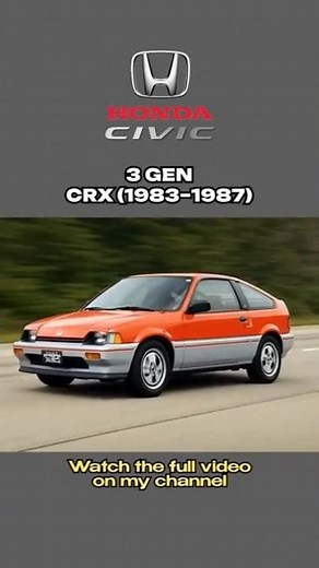 Honda Civic Evolution – 1st to 4th Gen (1972-1991)