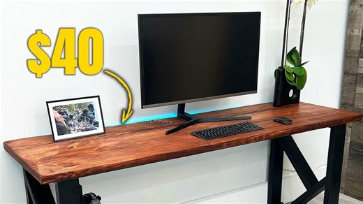 Transforming $40 into a stylish desk | DIY Creators