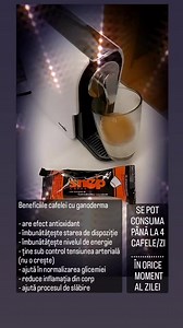19 reactions · 4 comments | Cafea 100% arabica + ganoderma #coffee #wellness #energy | Andreea Pruna | Facebook
