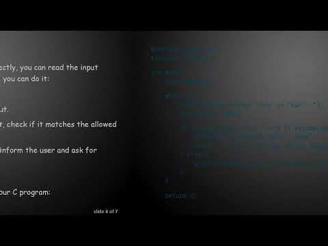 How to Use scanf in C to Accept Specific Words Only
