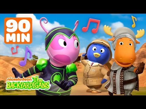 90 Minutes of Backyardigans BEST Season 4 Songs! w/ Tyrone, Pablo & Uniqua | The Backyardigans