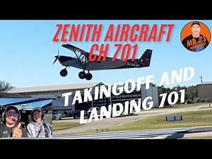 ZENITH AIRCRAFT CH 701 TAKEOFF AND LANDING