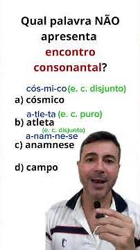 Dígrafo e Encontro Consonantal #português #gramatica #concursoescriturario #dicasdeportuguês