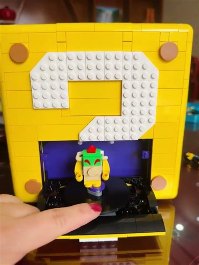 Mario Question Block Reveal #supermario #legobuild #legoideas #brickbuild #mocbuild #displayset