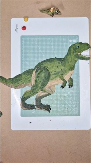 Look at The Tyrannosaurus I made and animated. #stopmotion #claymation #tyrannosaurus #jurassicworld