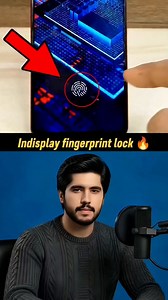 Indisplay Fingerprint Lock ✅️ #androidtips #techvideos #tech #insta #foryoupage | Earn Tuff