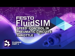 Throttle Valve and Throttle Check Valve | Speed Control | Introduction to FluidSIM | Tutorial 5