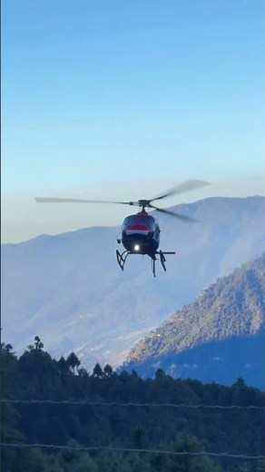 Epic Helicopter Landing in the Himalayas | Kailash Helicopter Nepal | Mountain Flying Skills