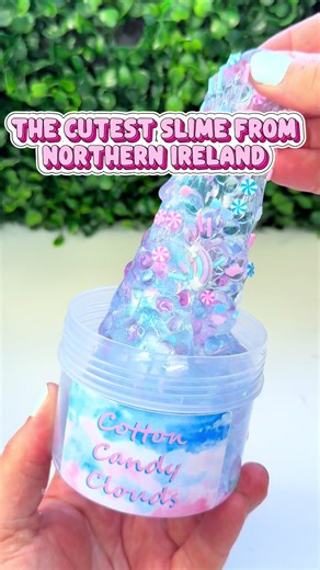 Let’s Review The Cutest Pastel Kawaii Slime from a Slime Shop Based In Northern Ireland! This is cotton candy clouds from @LKSlime and it’s officially my most played with slime from her. The texture is perfect it’s so stunning in person like even prettier then in this video and it has great crackles and crunches. If Rosie ever makes this slime again you need it! #slime #ukslime #northernirelandslime #lkslime #emmabeeslimes