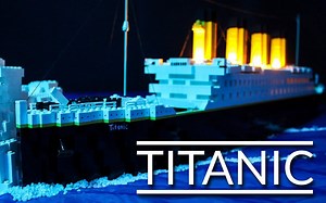 【定格动画】电影配乐原声带钢琴版创意短片之乐高1997TITANIC《泰坦尼克号》微电影！沉浸式代入~ 完美复刻！更加还原电影画面和细节！！