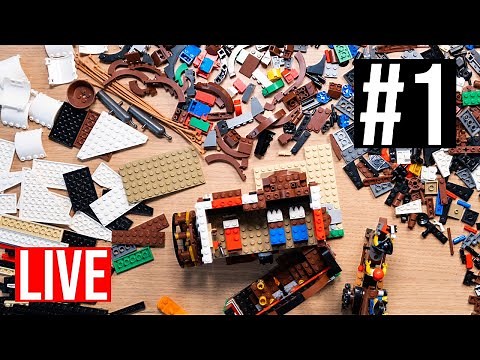 LEGO Creator Piratenschiff LIVE build - 1 | Set 31109