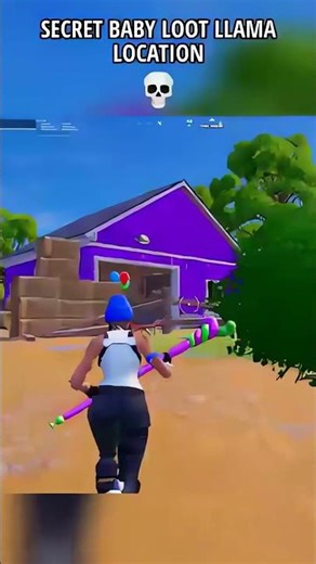 🚨 SECRET BABY LOOT LLAMA LOCATION in Fortnite Chapter 7 Season 2 💀 #fortnite #fortnitetips