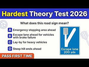 Theory Test 2026 UK | Hardest Theory Test Question & Answer EVER (Updated DVSA) | PASS FIRST TIME