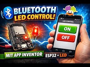 Bluetooth LED Control App | MIT App Inventor + ESP32 Tutorial #esp32 #iotprojects