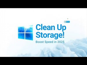 Clean Up Storage & Boost Speed on Windows 10/11 (2025) | Delete Junk & Cache Files Easily