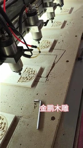 Solid wood appliqué, embossed appliqué carving process #like #wood