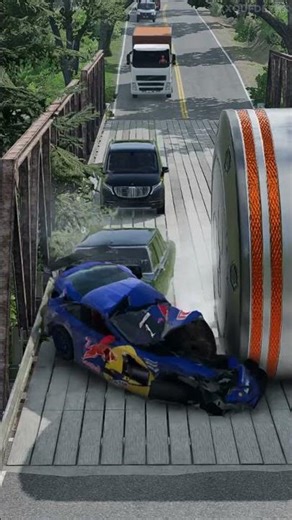 Cars VS Hydraulic Crush #6 - BeamNG Drive