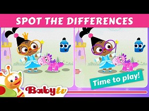 Spot the Differences with BabyTV | Family Fun 👨‍👩‍👦 | Fun Games For Toddlers @BabyTV - Videos For Kids