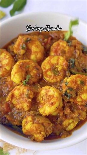 Easy Indian Shrimp Masala | 20-Minute Prawn Curry Recipe #shorts