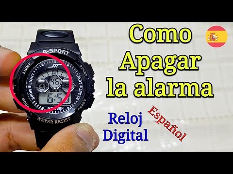 Cómo Apagar/Desactivar la Alarma? | Reloj digital (Español)