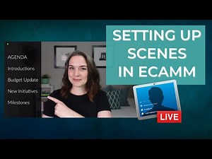 Setting Up Scenes in Ecamm Live (Preparing the Virtual Camera for Zoom)