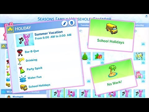 NEW CUSTOM HOLIDAY TRADITIONS!✨ // MOD REVIEW | NO WORK OR NO SCHOOL OPTION – THE SIMS 4