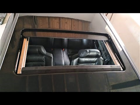 Mercedes 190 W201 sunroof removal & placement