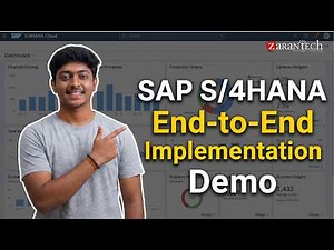 SAP S/4HANA End-to-End Implementation Training - Live Demo | ZaranTech