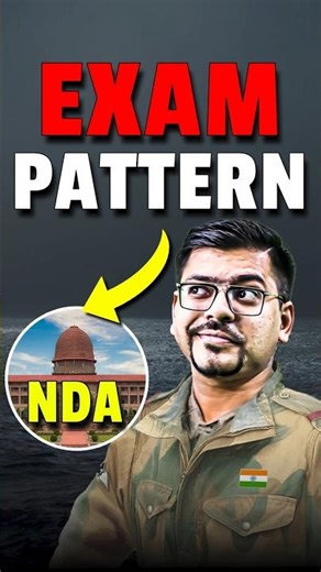 NDA Exam Pattern 😃🤩 #shorts #education #nda #defence #army #navy #airforce #learning
