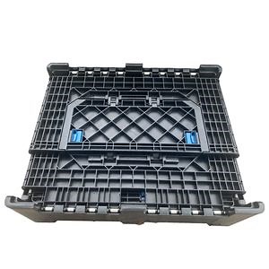 [Hot Item] Heavy Duty Bulk Cargo Storage Industrial HDPE Stackable Plastic Pallet Box/Container Collapsible Pallet Box