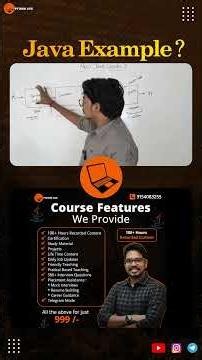 Java Example Explained | Your First Java Program in Telugu | PythonLife
