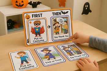 Halloween Visual Routine Cards for Autism, Special Education, SEN | Schedule