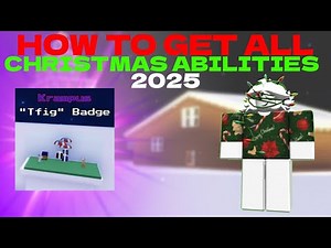 HOW TO GET ALL CHRISTMAS ABILITIES IN ABILITY WARS 2025 - Roblox