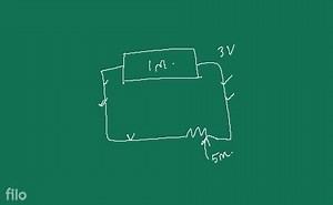 A battery of internal resistance one ohm and e.m.f. 3 volt send... | Filo