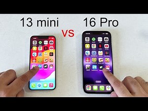 iPhone 16 Pro vs 13 Mini - Speed Test