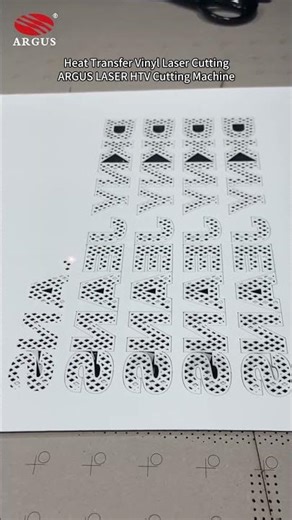 Heat Transfer Vinyl Laser Cutting | ARGUS LASER HTV Cutting Machine