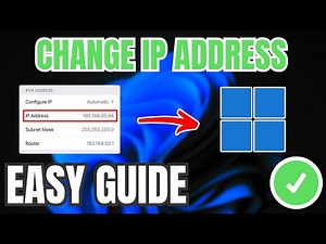 How to CHANGE IP Address on Windows 11 Tutorial (QUICK & EASY) 2026