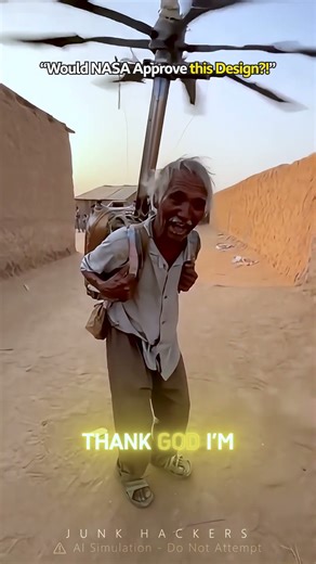 Heli Backpack!😨💪 He Engineered Anti-Gravity Using Only Scrap Parts!