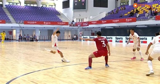 Video bóng đá futsal nam Việt Nam - Indonesia (1-0)