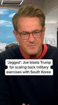 ‘Jagged’: Joe blasts Trump for scaling back military exercises with South Korea