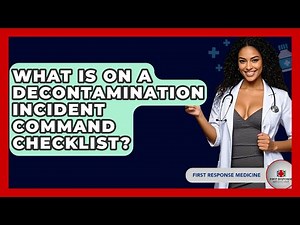 What Is On A Decontamination Incident Command Checklist? - First Response Medicine