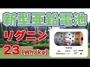 [23Wh/kg] Zinc lignin battery, ideal for developing countries, will change the future!